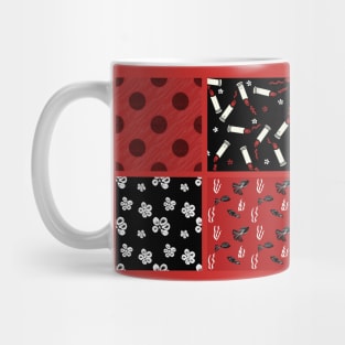 Rockabilly Tropical Blocks Mug